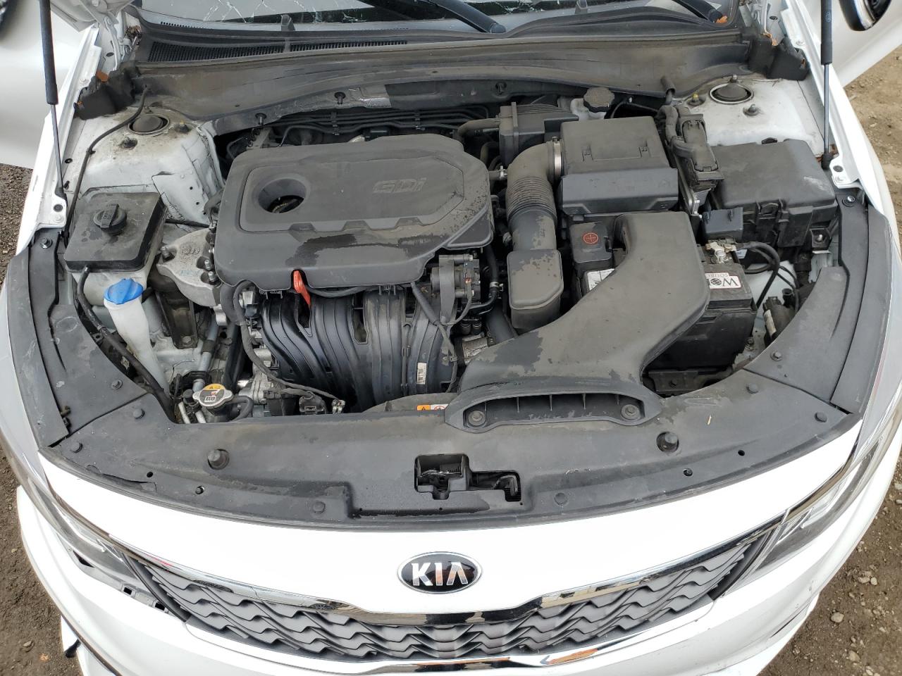 2019 KIA Optima VIN 5XXGT4L34KG278839 Copart auction photo, rollover damage thumbnail 12
