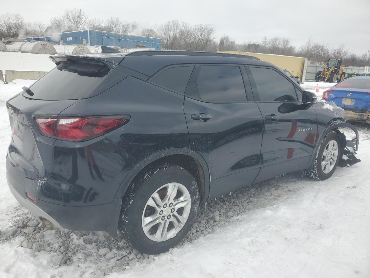 2021 Chevrolet Blazer VIN 3GNKBHR4XMS549458 Copart auction photo, front end / undercarriage damage thumbnail 3