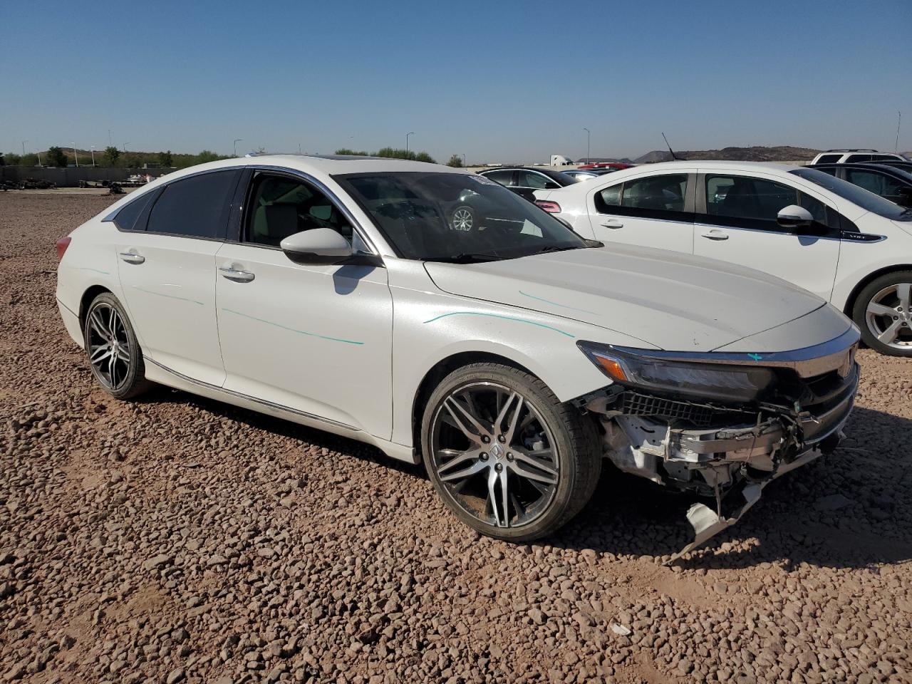 2021 Honda Accord VIN 1HGCV2F94MA011021 Copart auction photo, front end / rear end damage thumbnail 4