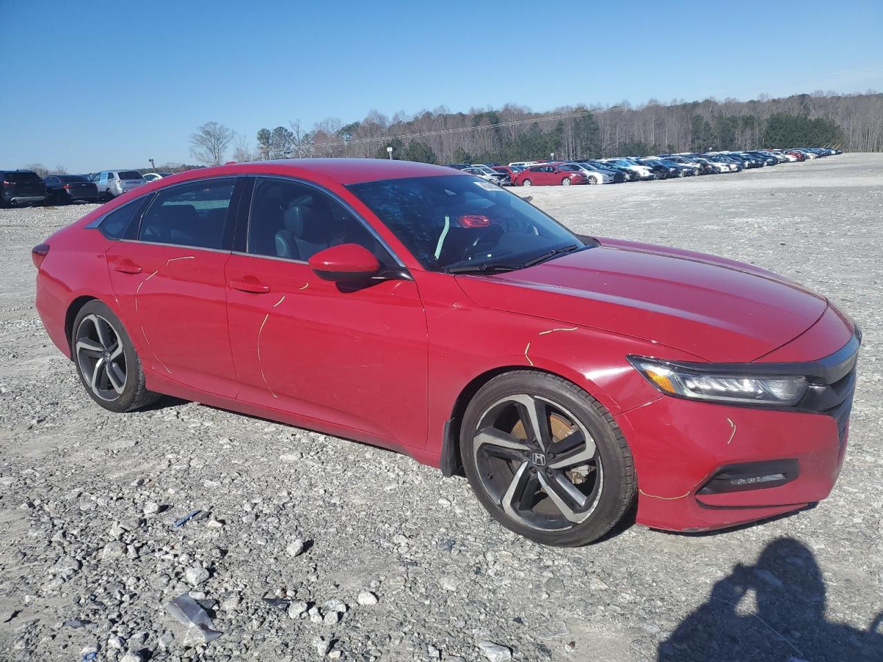 2018 Honda Accord VIN 1HGCV1F31JA116505 Copart auction photo, side / minor dent/scratches damage thumbnail 4