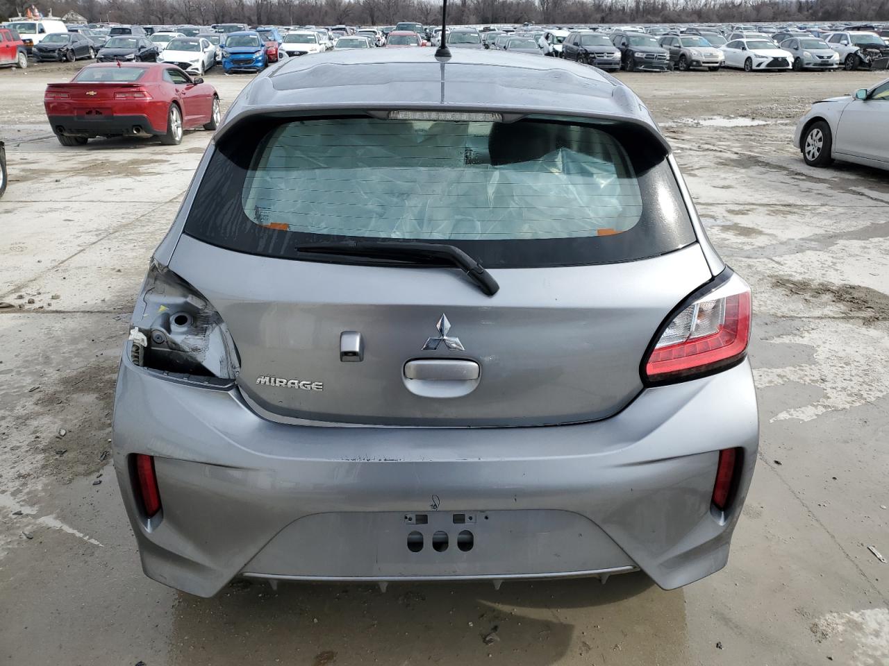 2021 Mitsubishi Mirage VIN ML32AUHJ3MH004905 Copart auction photo, front end / rear end damage thumbnail 6