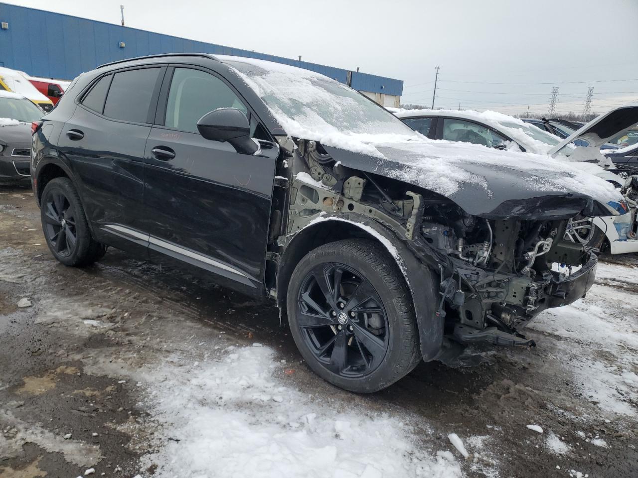 2022 Buick Envision VIN LRBFZNR41ND111626 Copart auction photo, front end damage thumbnail 4