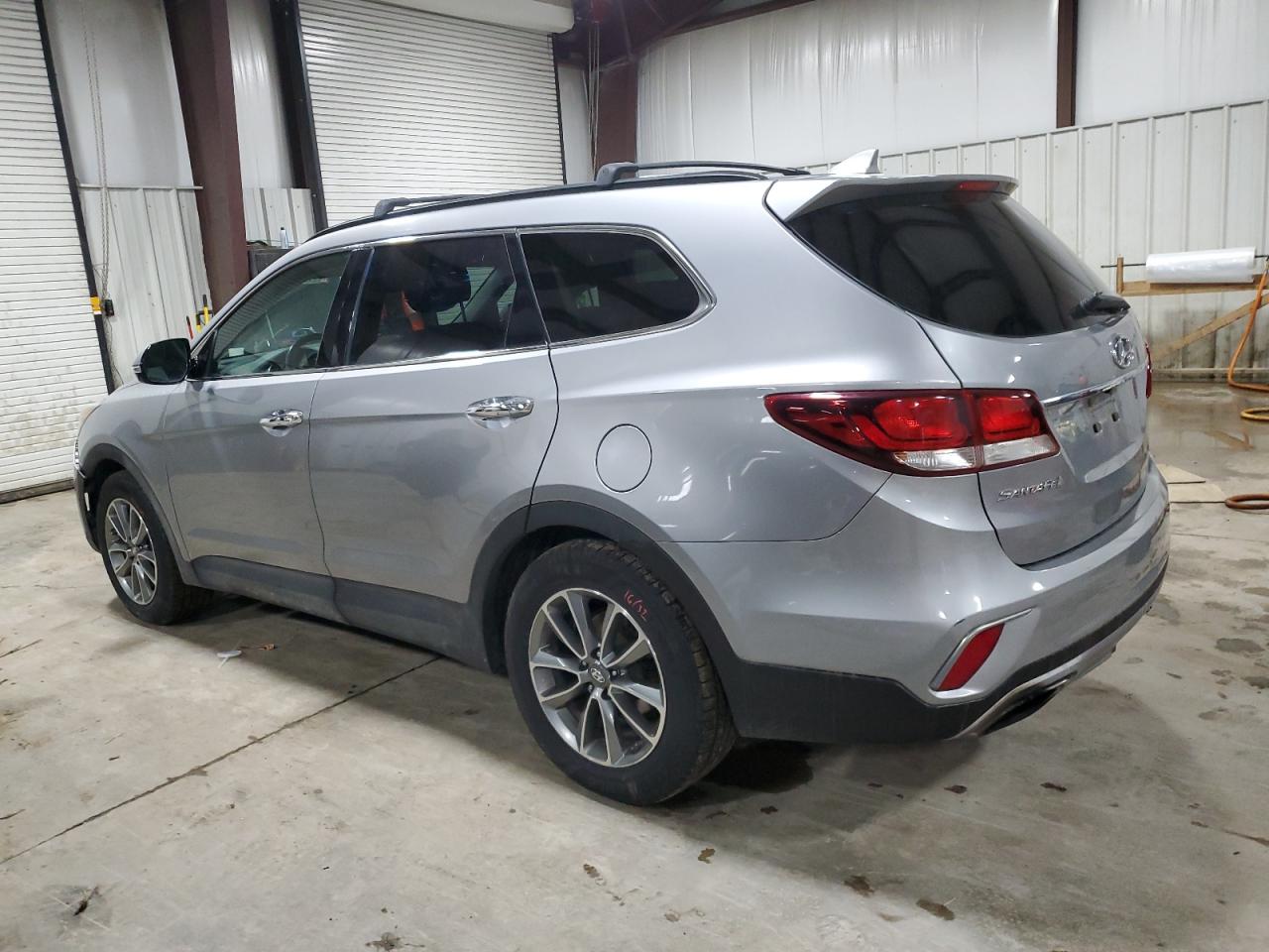 2018 Hyundai Santa Fe VIN KM8SNDHF8JU292089 Copart auction photo, front end / side damage thumbnail 2