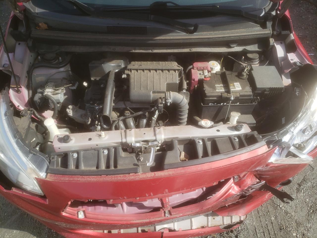 2017 Mitsubishi Mirage VIN ML32F4FJ8HHF18021 Copart auction photo, front end / side damage thumbnail 12