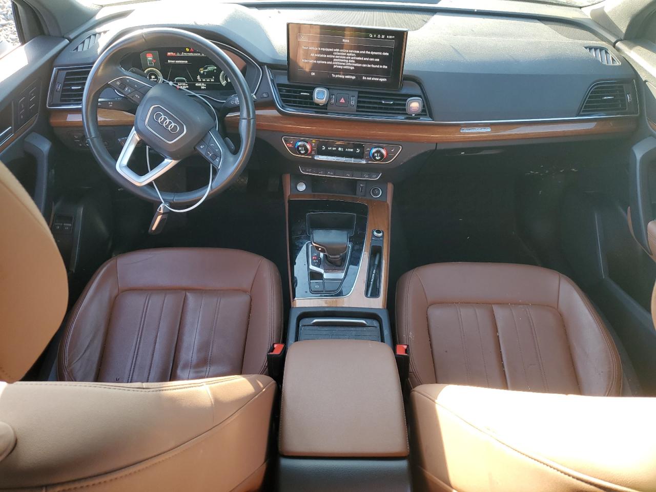 2021 Audi Q5 VIN WA1E2AFYXM2040934 Copart auction photo, front end damage thumbnail 8