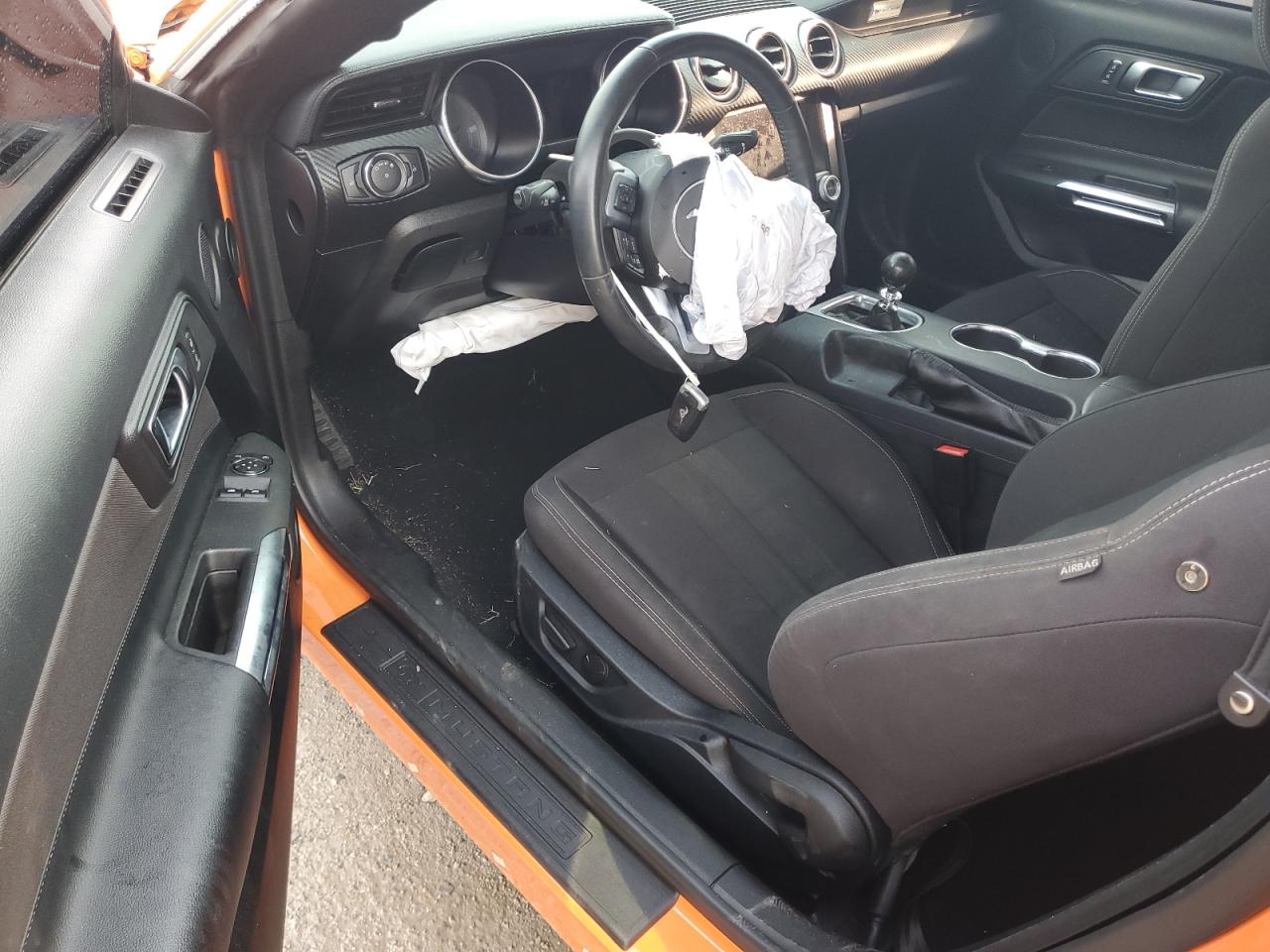 2021 Ford Mustang VIN 1FA6P8TH8M5140706 Copart auction photo, front end / side damage thumbnail 8