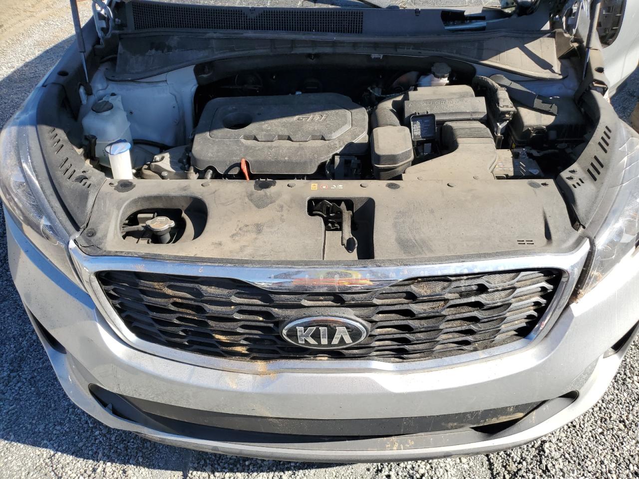 2020 KIA Sorento VIN 5XYPG4A35LG644196 Copart auction photo, all over damage thumbnail 12