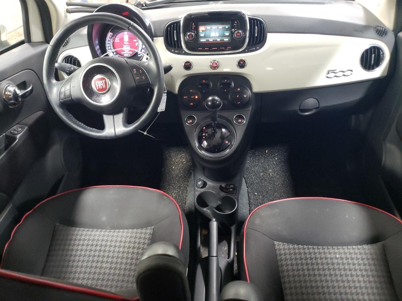 2017 Fiat 500 VIN 3C3CFFKR4HT700052 Copart auction photo, rear end / front end damage thumbnail 8