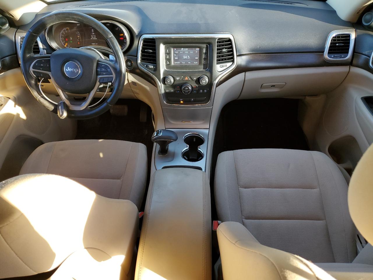 2014 Jeep Grand Cherokee VIN 1C4RJEAG1EC317028 Copart auction photo, front end / rear end damage thumbnail 8