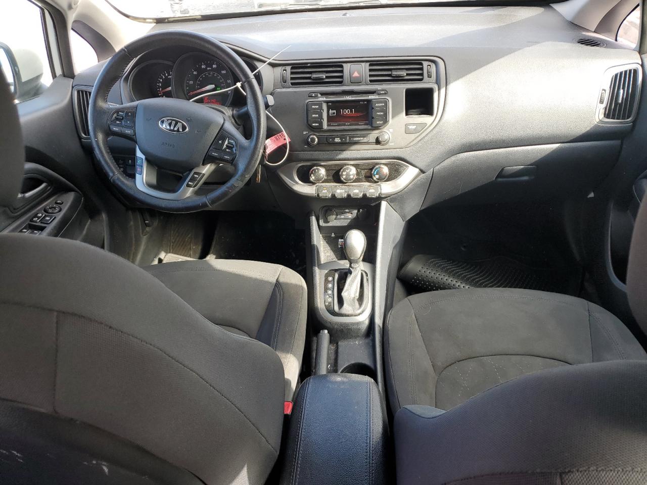 2013 KIA Rio VIN KNADN4A39D6222698 Copart auction photo, side damage thumbnail 8