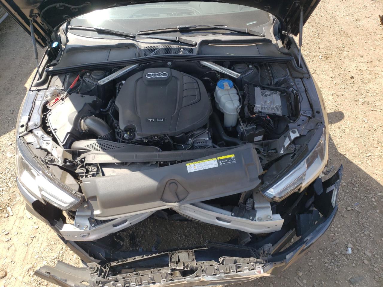 2018 Audi A4 VIN WAUDNAF42JA168668 Copart auction photo, front end damage thumbnail 11