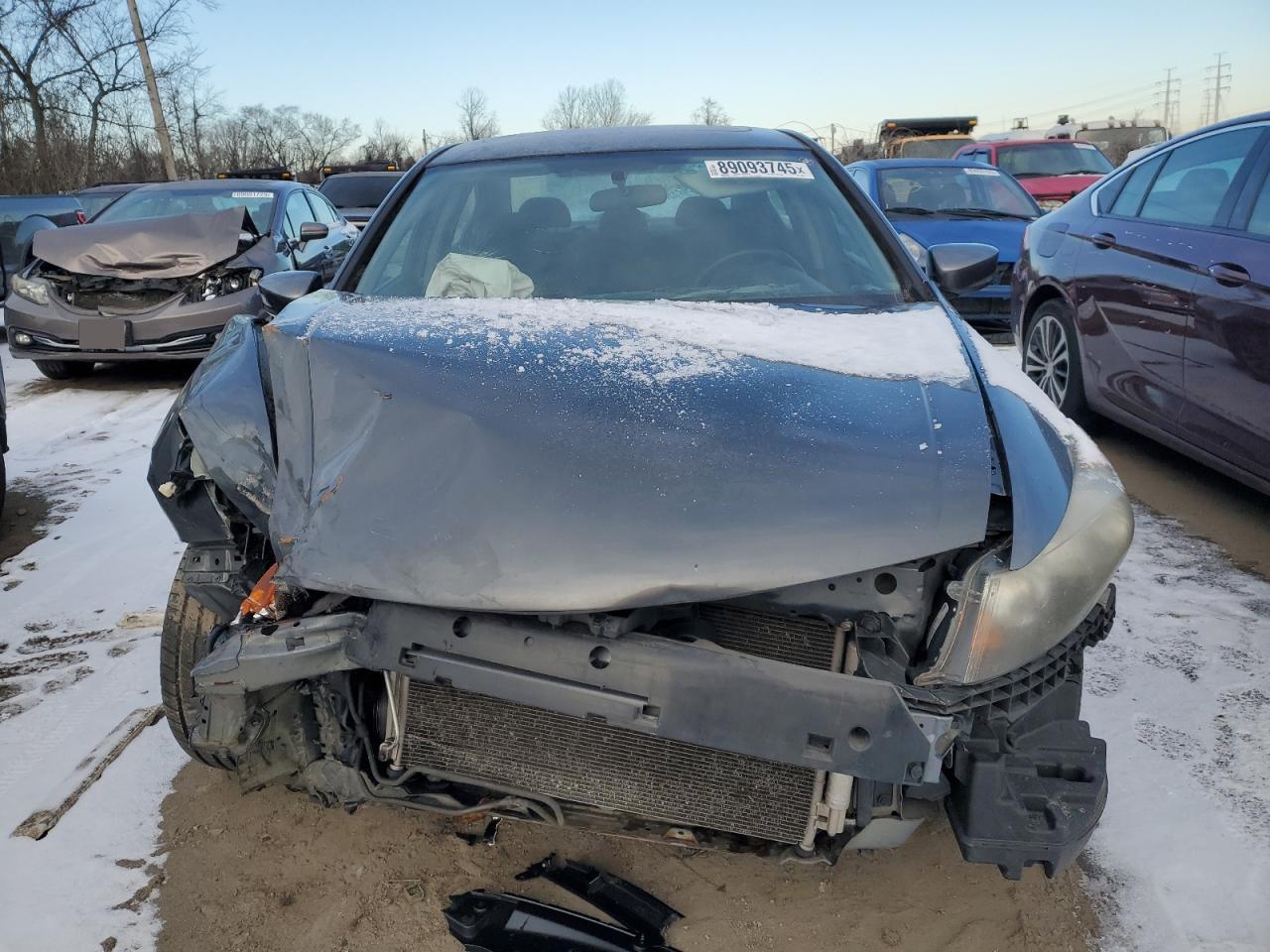 2012 Honda Accord VIN 1HGCP2F71CA126361 Copart auction photo, front end damage thumbnail 5