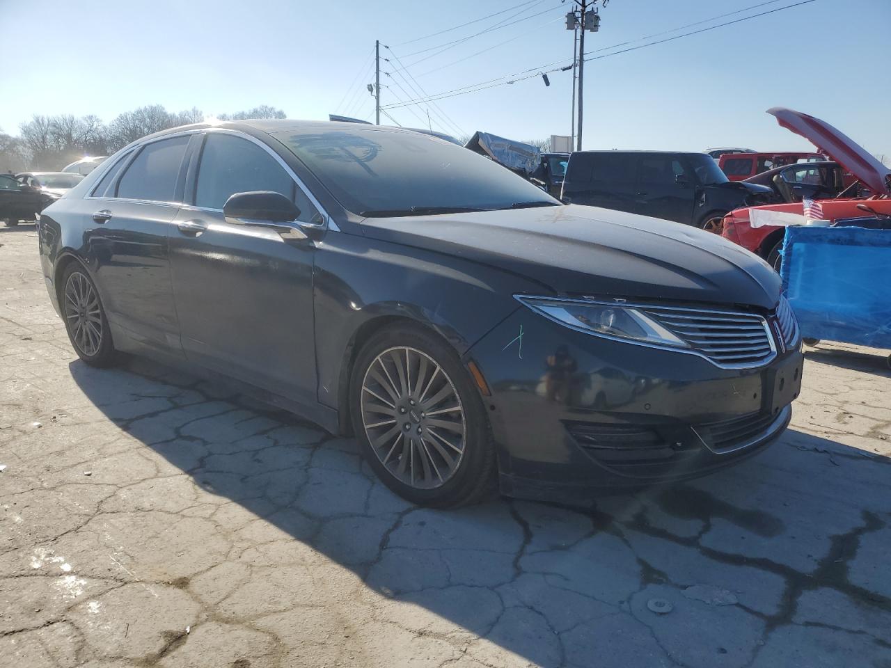 2014 Lincoln MKZ VIN 3LN6L2JK1ER809362 Copart auction photo, front end / minor dent/scratches damage thumbnail 4