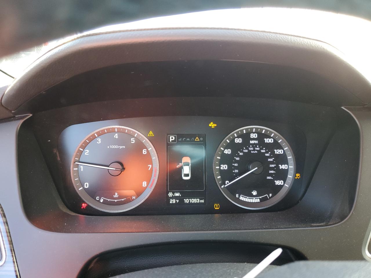 2016 Hyundai Sonata VIN 5NPE34AF7GH405101 Copart auction photo, all over / mechanical damage thumbnail 9