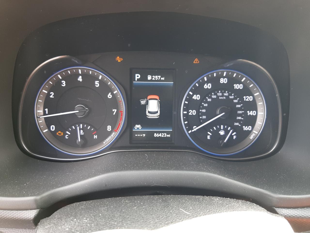 2020 Hyundai Kona VIN KM8K5CA52LU439750 Copart auction photo, front end damage thumbnail 9