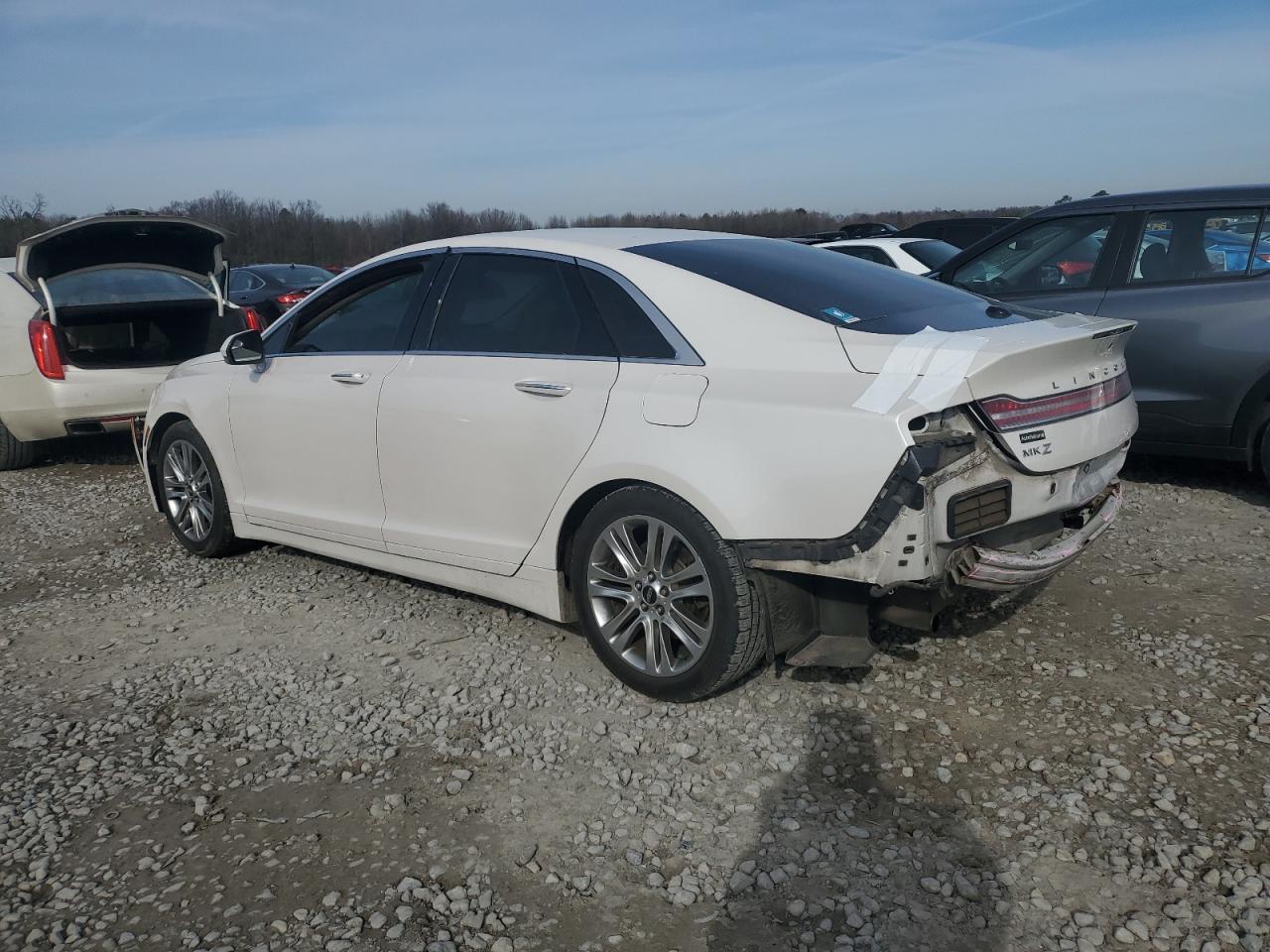 2015 Lincoln MKZ VIN 3LN6L2G92FR621827 Copart auction photo, rear end damage thumbnail 2