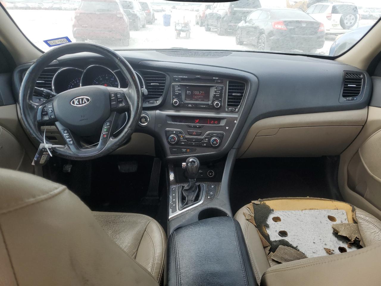 2012 KIA Optima VIN 5XXGN4A7XCG036350 Copart auction photo, all over damage thumbnail 8