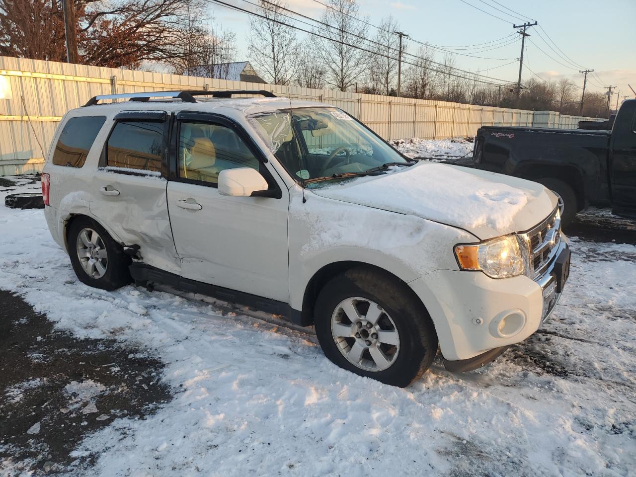 2011 Ford Escape VIN 1FMCU9E75BKA18542 Copart auction photo, side damage thumbnail 4
