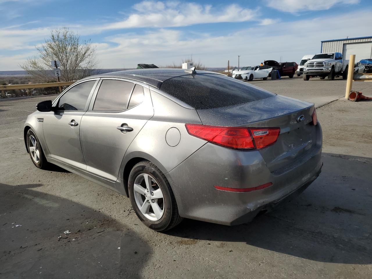 2015 KIA Optima VIN 5XXGM4A74FG485546 Copart auction photo, frame damage damage thumbnail 2