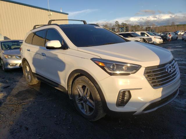 2018 Hyundai Santa Fe VIN KM8SRDHF0JU285206 Copart auction photo, rear end damage thumbnail 4