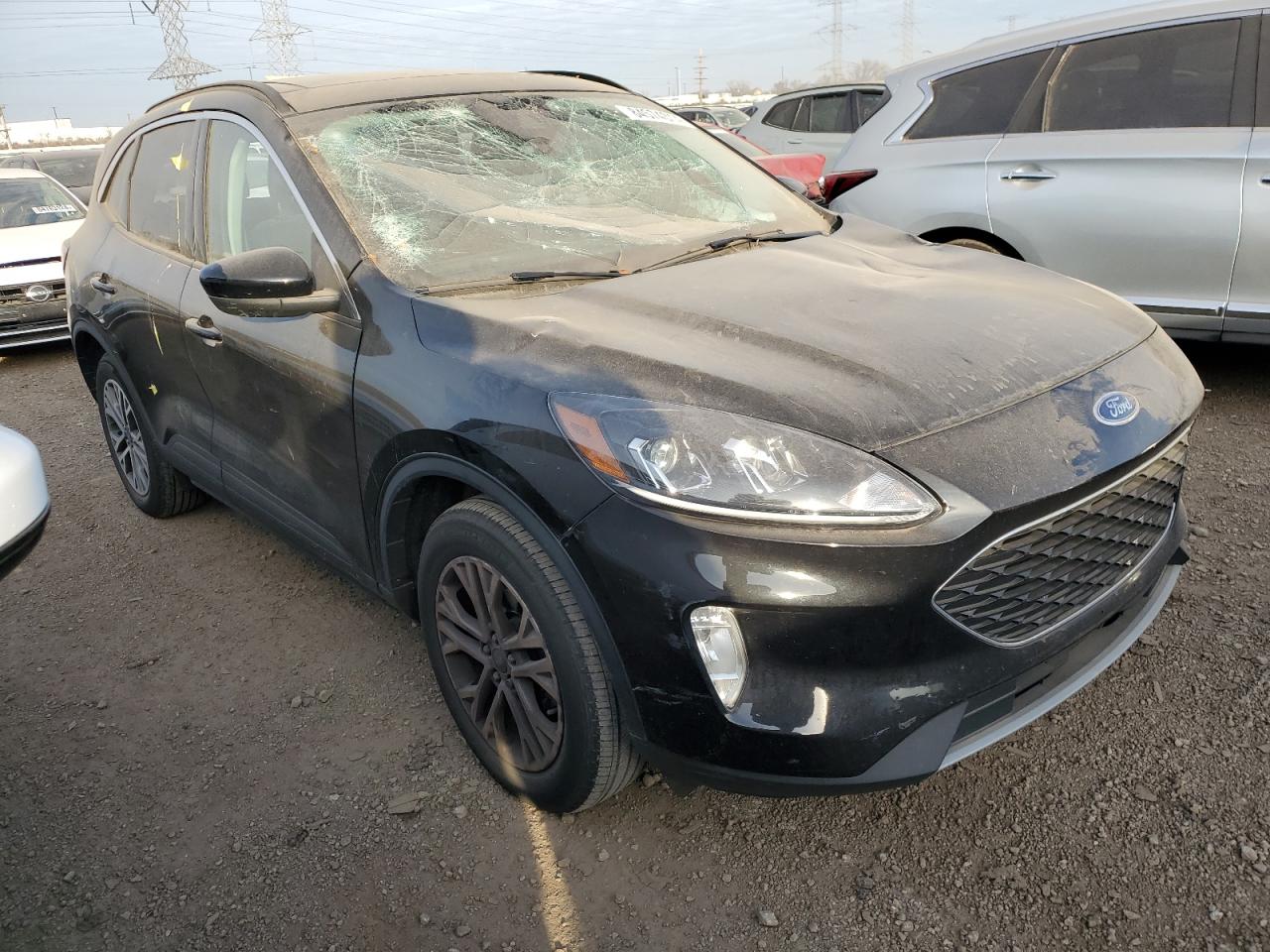 2022 Ford Escape VIN 1FMCU9H65NUB64256 Copart auction photo, front end / rear end damage thumbnail 4