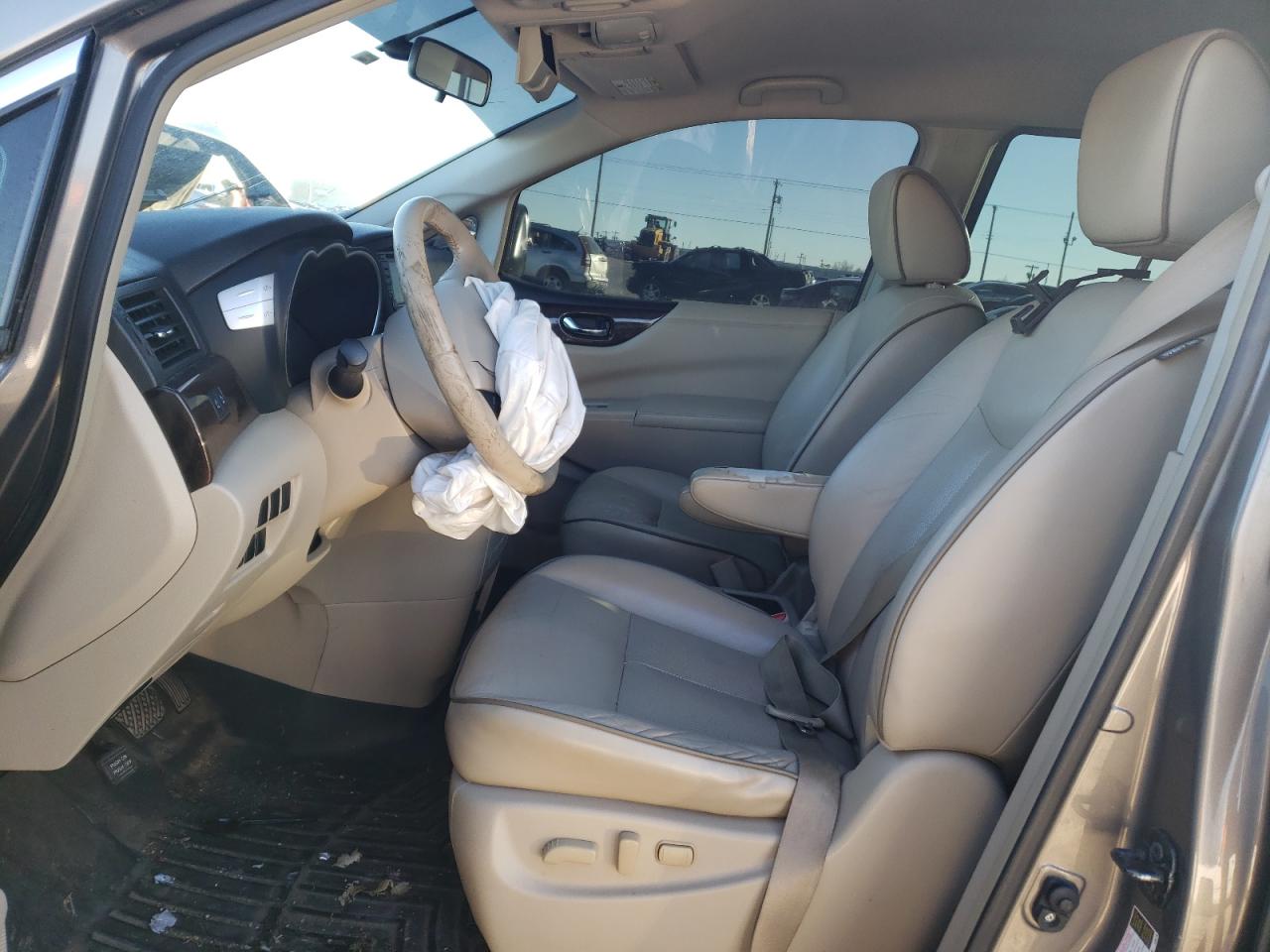 2015 Nissan Quest VIN JN8AE2KP4F9123000 Copart auction photo, front end damage thumbnail 7
