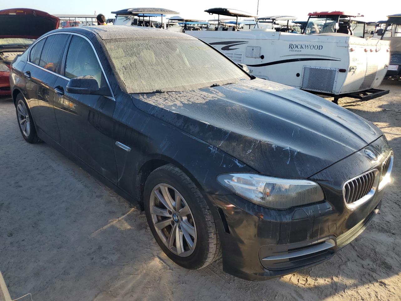 2014 BMW 5er VIN WBA5A5C5XED510974 Copart auction photo, water/flood damage thumbnail 4