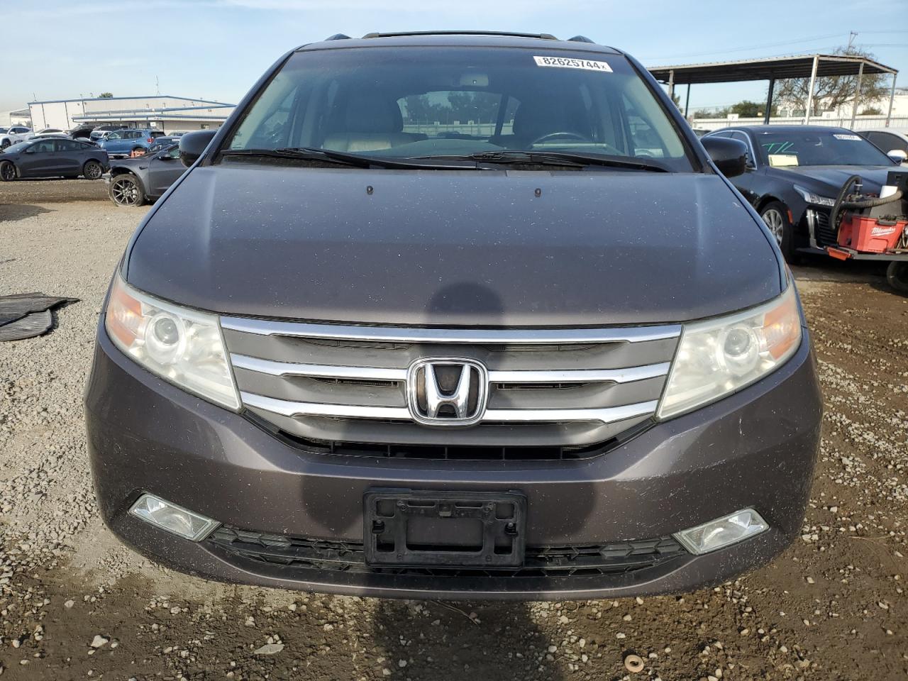 2012 Honda Odyssey VIN 5FNRL5H96CB077346 Copart auction photo, rear end / front end damage thumbnail 5