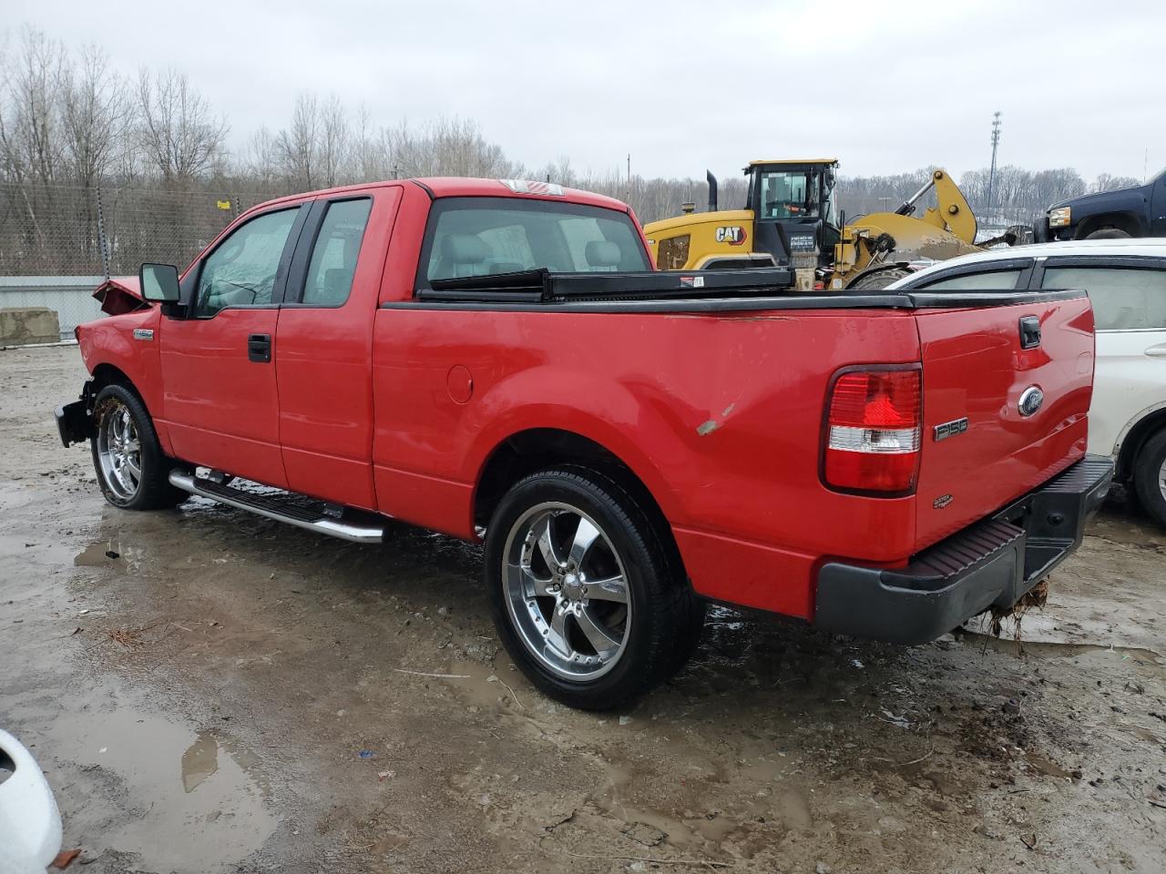 2007 Ford F-150 VIN 1FTRX12W07FA71636 Copart auction photo, front end / rear end damage thumbnail 2