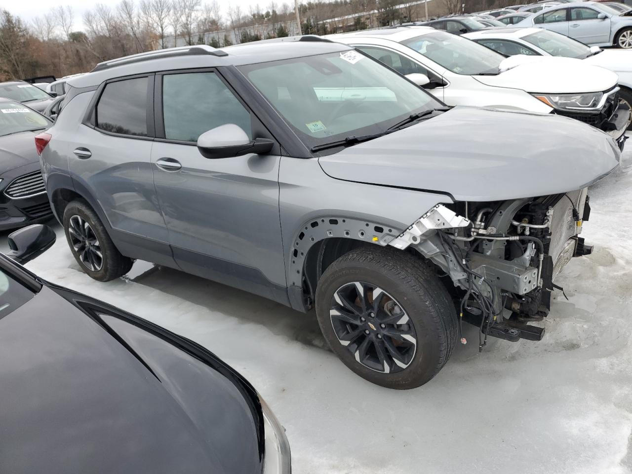 2023 Chevrolet TrailBlazer VIN KL79MRSL4PB021341 Copart auction photo, front end damage thumbnail 4