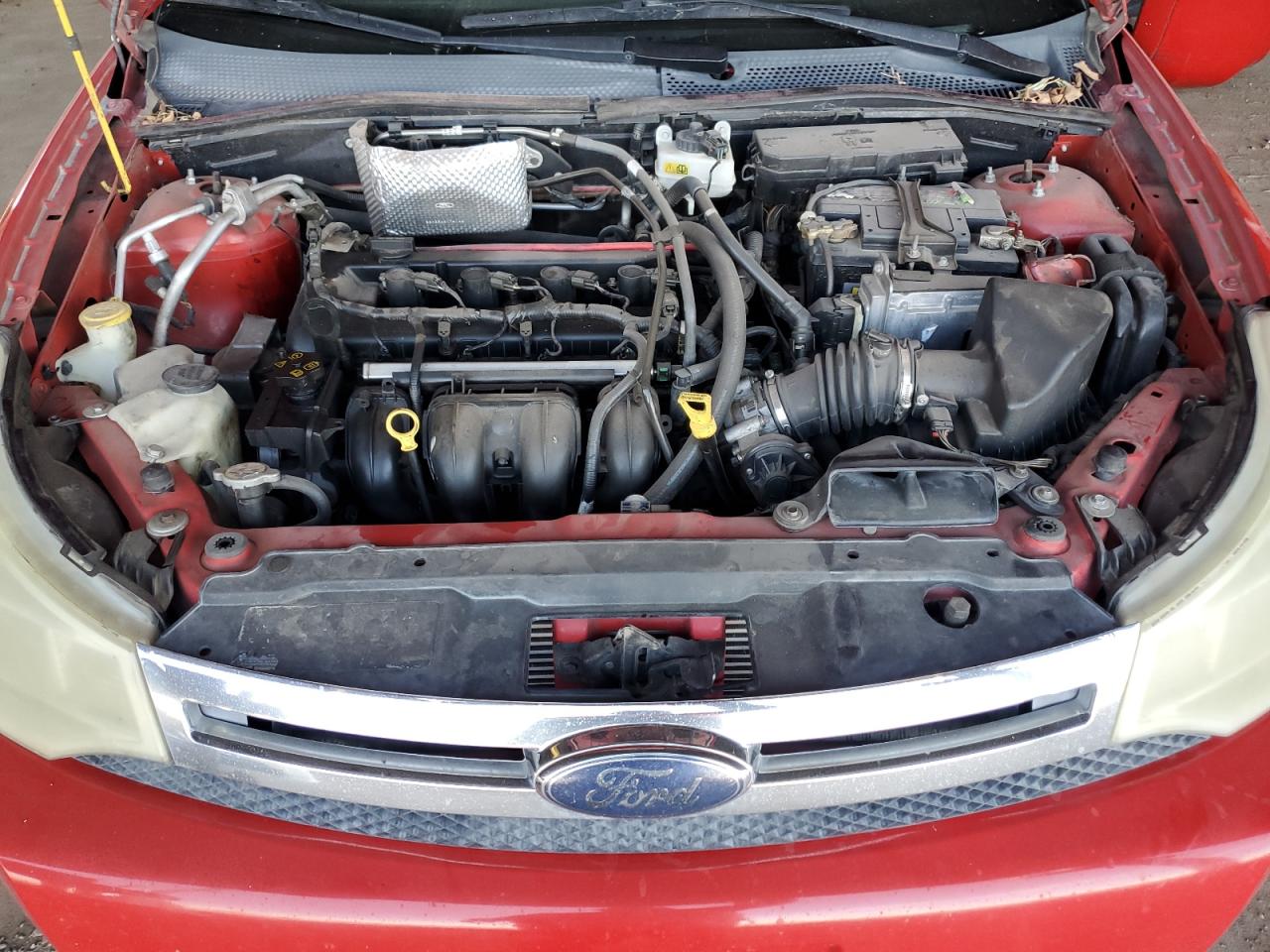 2008 Ford Focus VIN 1FAHP35N58W300183 Copart auction photo, rear end / mechanical damage thumbnail 11