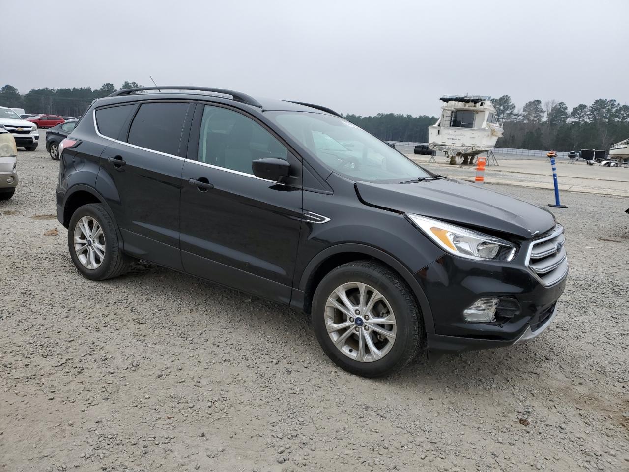 2018 Ford Escape VIN 1FMCU0GD7JUD47213 Copart auction photo, front end damage thumbnail 4