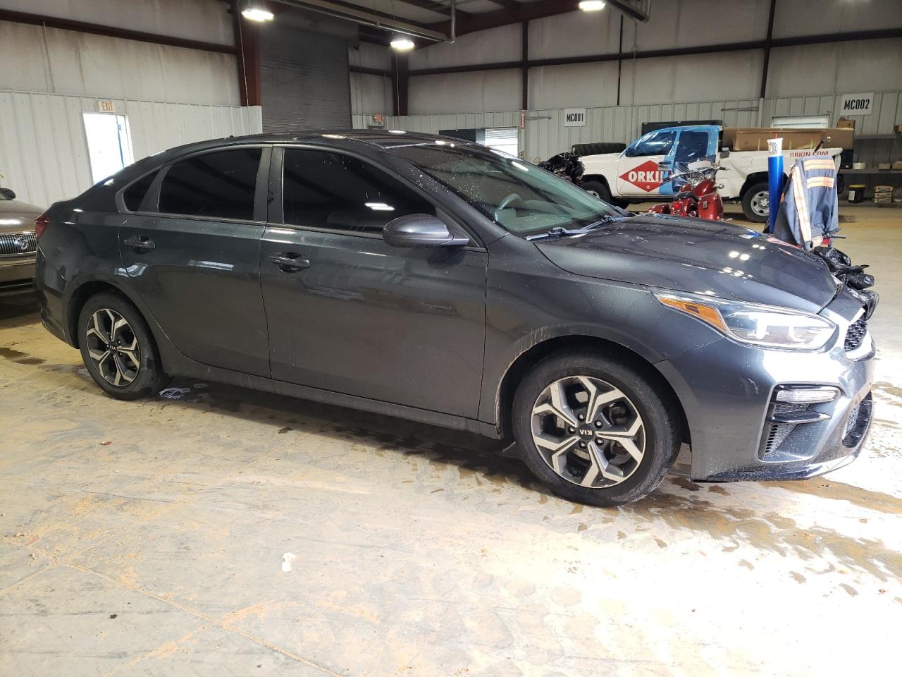 2019 KIA Forte VIN 3KPF24AD8KE106851 Copart auction photo, front end / side damage thumbnail 4