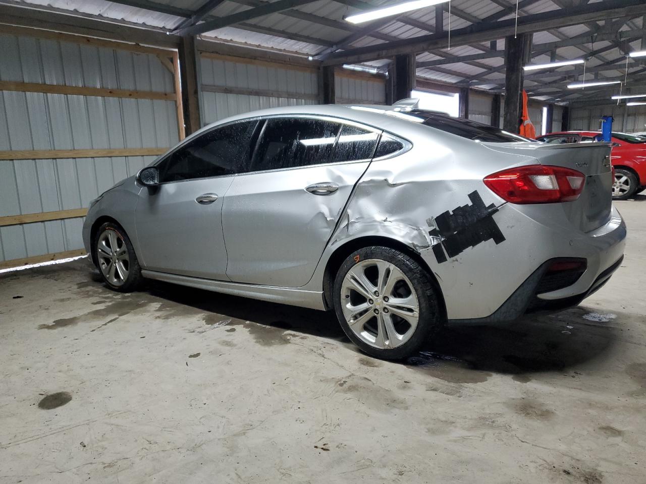 2017 Chevrolet Cruze VIN 1G1BF5SM7H7138036 Copart auction photo, side / rear end damage thumbnail 2