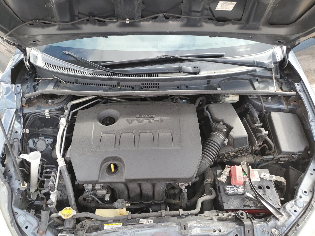 2015 Toyota Corolla VIN 2T1BURHE6FC349132 Copart auction photo, side / front end damage thumbnail 13