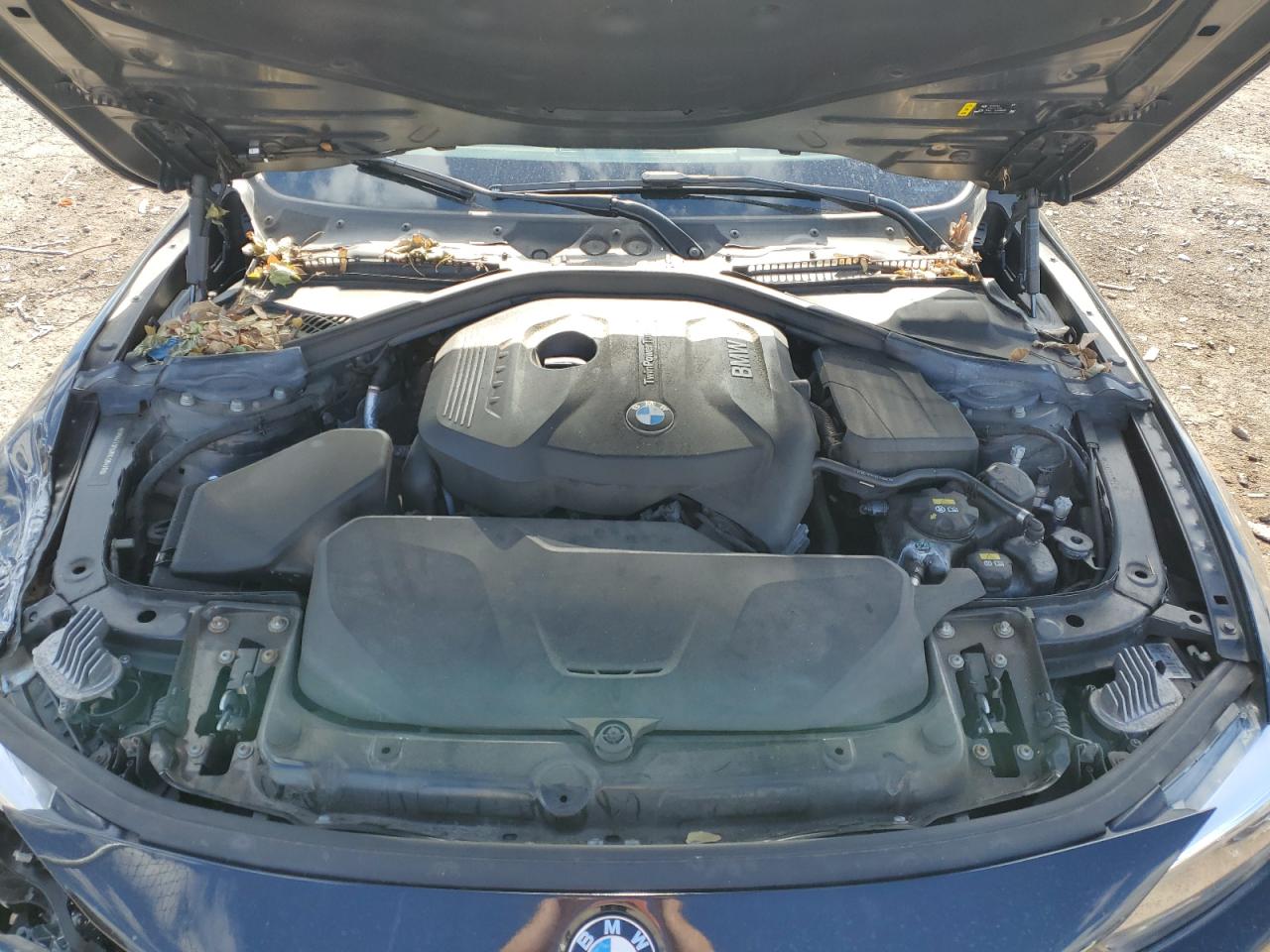 2019 BMW 4er VIN WBA4J3C59KBL06478 Copart auction photo, front end / side damage thumbnail 11
