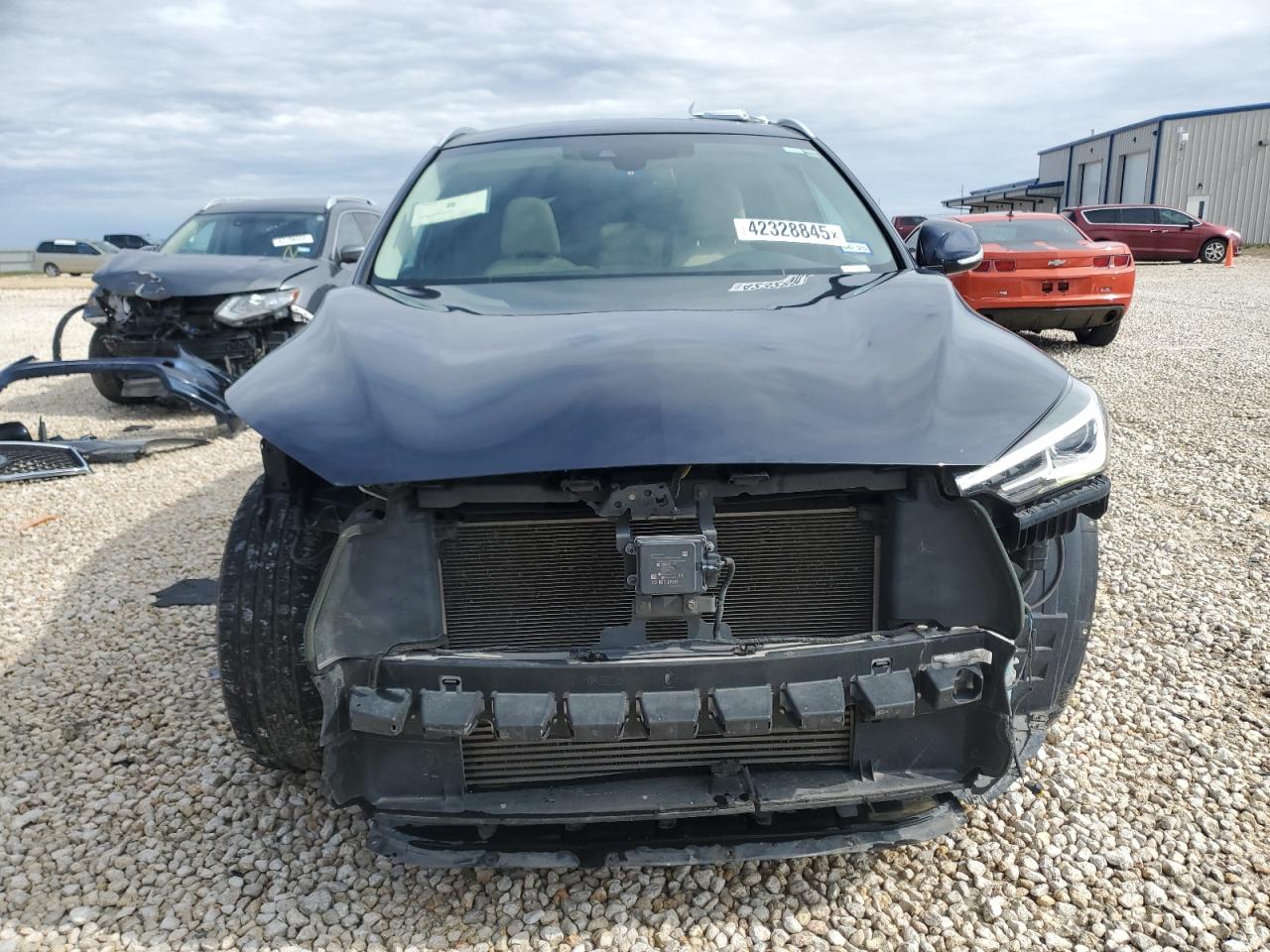 2019 Infiniti QX50 VIN 3PCAJ5M13KF123569 Copart auction photo, front end damage thumbnail 5