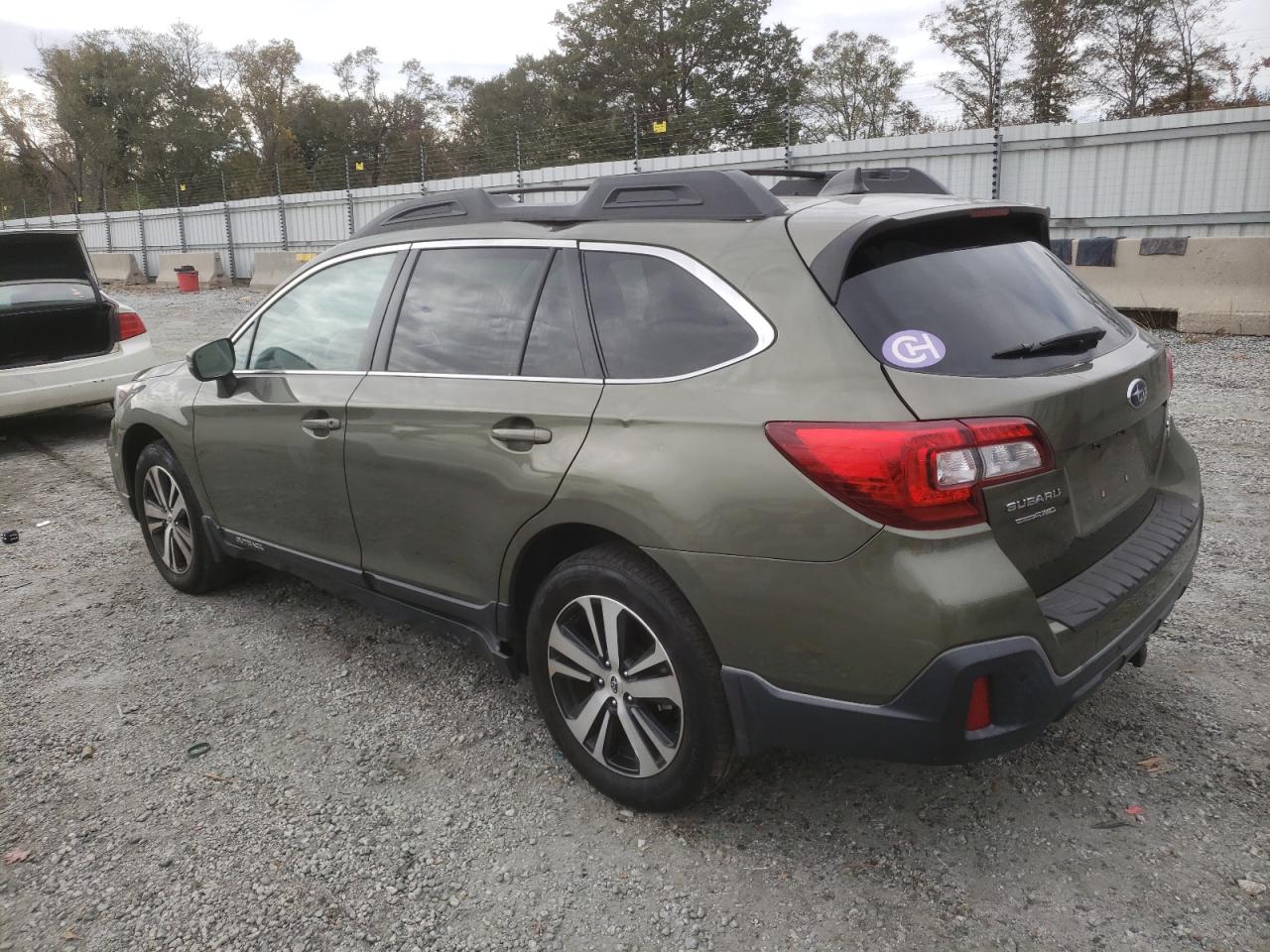 2019 Subaru Outback VIN 4S4BSENC1K3338457 Copart auction photo, rear end damage thumbnail 2