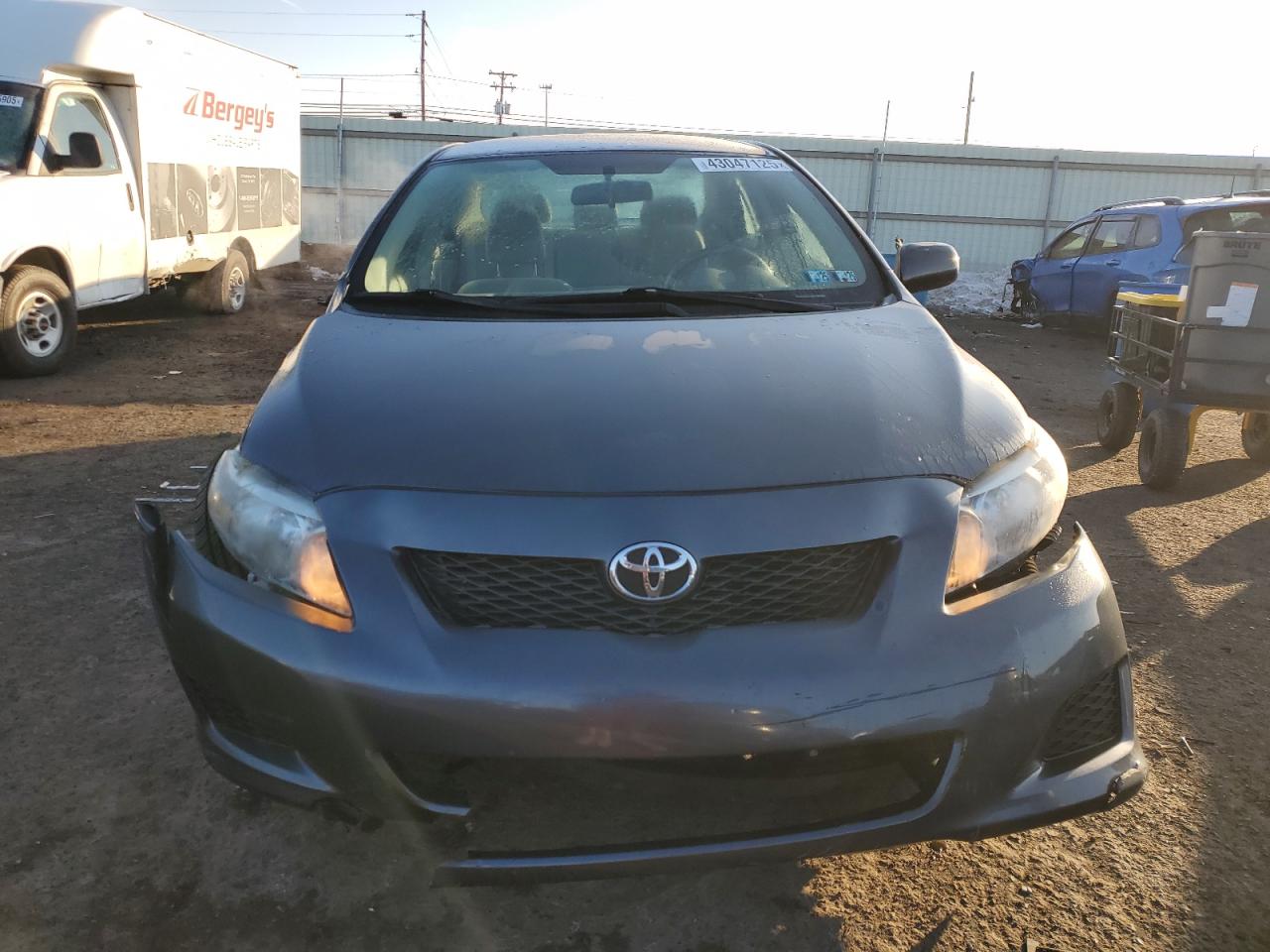 2010 Toyota Corolla VIN 2T1BU4EE6AC527587 Copart auction photo, front end / side damage thumbnail 5