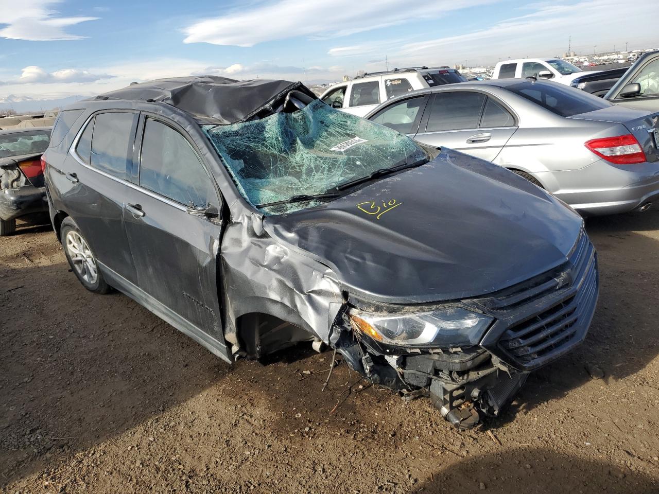 2019 Chevrolet Equinox VIN 2GNAXKEVXK6200644 Copart auction photo, all over damage thumbnail 4