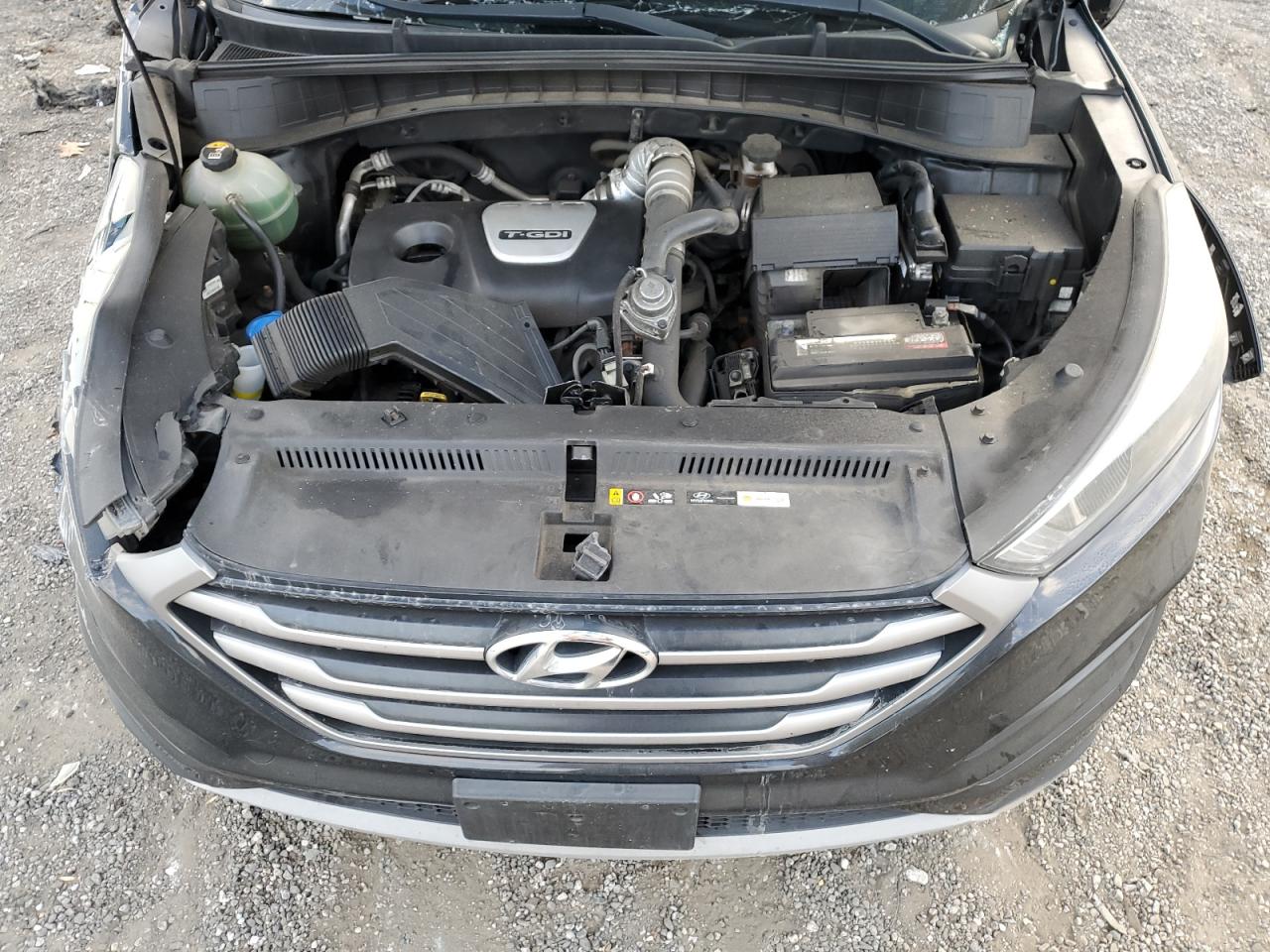 2017 Hyundai Tucson VIN KM8J3CA28HU300785 Copart auction photo, rollover damage thumbnail 12