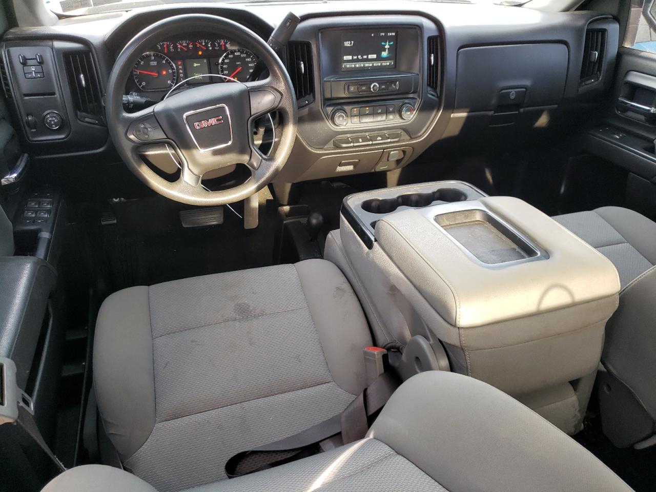 2017 GMC Sierra VIN 1GTV2LEC6HZ132871 Copart auction photo, front end / side damage thumbnail 8