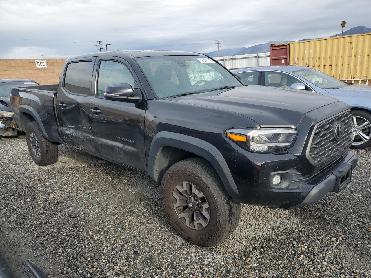 2022 Toyota Tacoma VIN 3TMDZ5BN1NM126384 Copart auction photo, side damage thumbnail 4