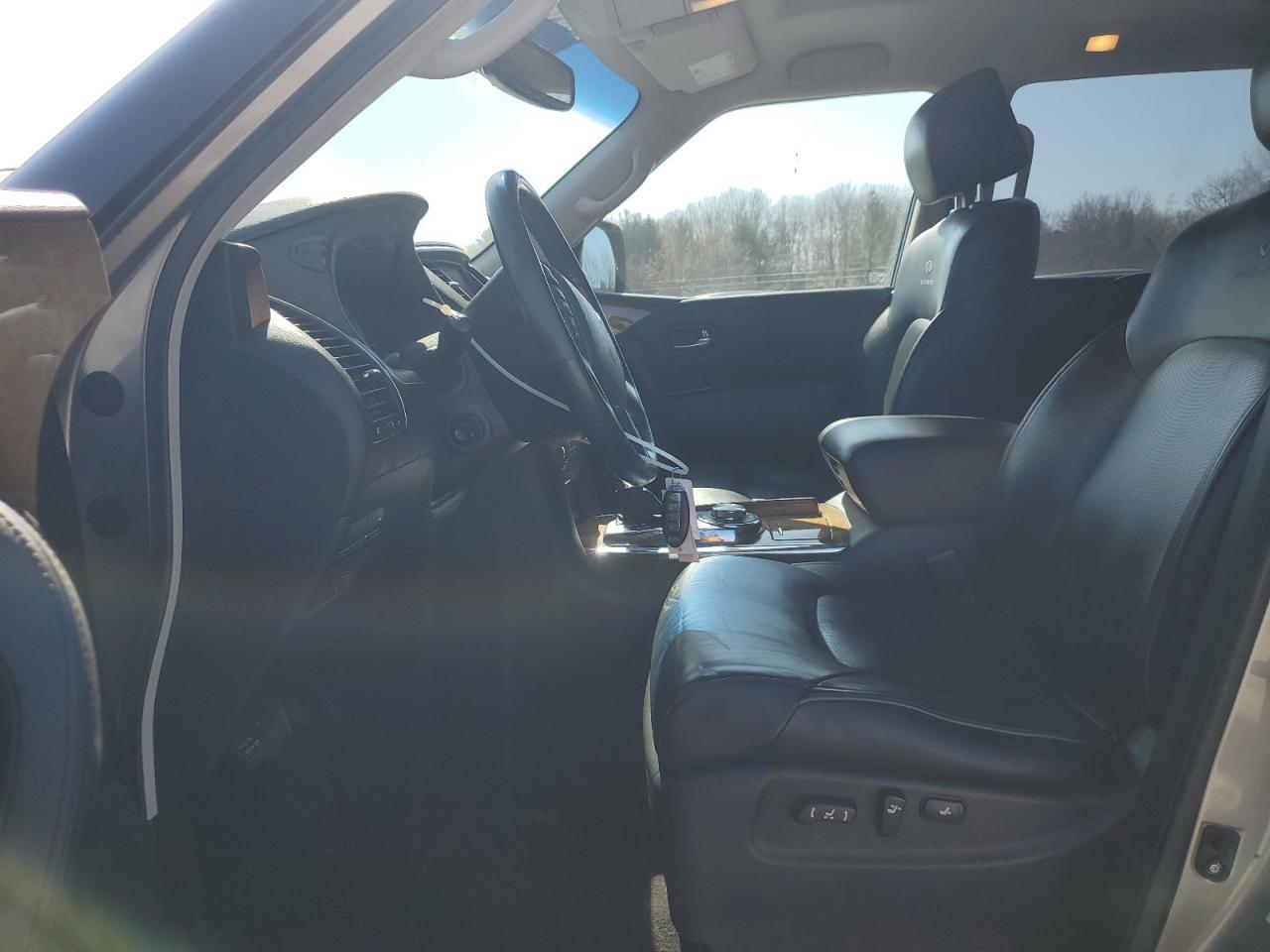 2012 Infiniti QX56 VIN JN8AZ2NC3C9315842 Copart auction photo, front end damage thumbnail 7