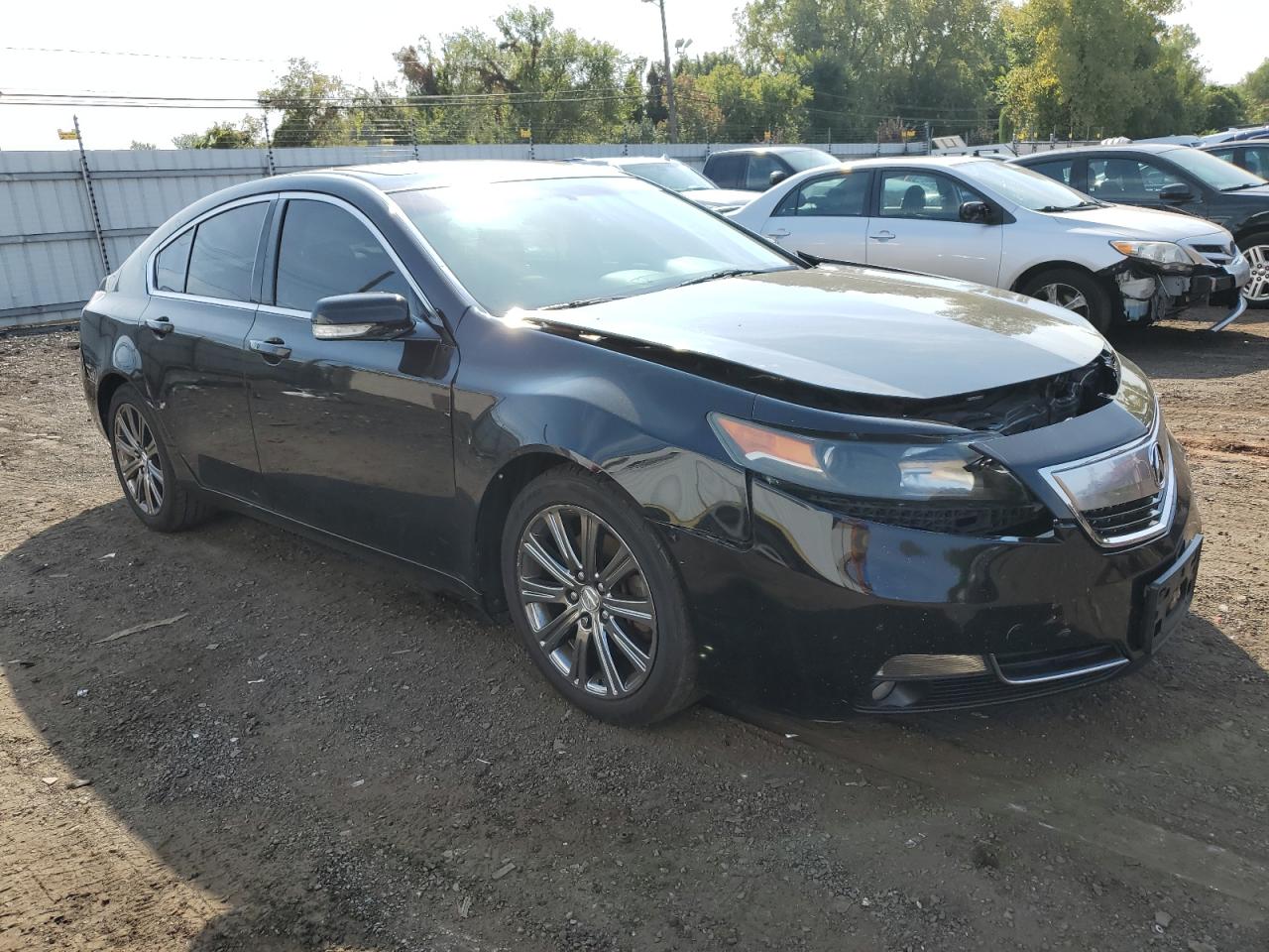 2014 Acura TL VIN 19UUA8F31EA000414 Copart auction photo, front end damage thumbnail 4