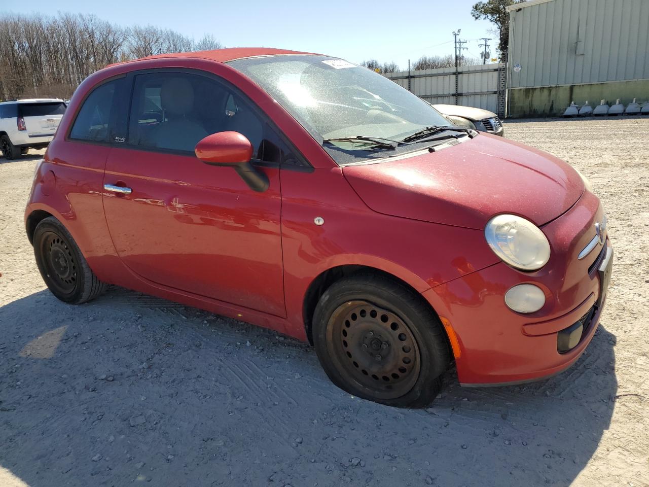 2012 Fiat 500 VIN 3C3CFFDR9CT381480 Copart auction photo, minor dent/scratches damage thumbnail 4
