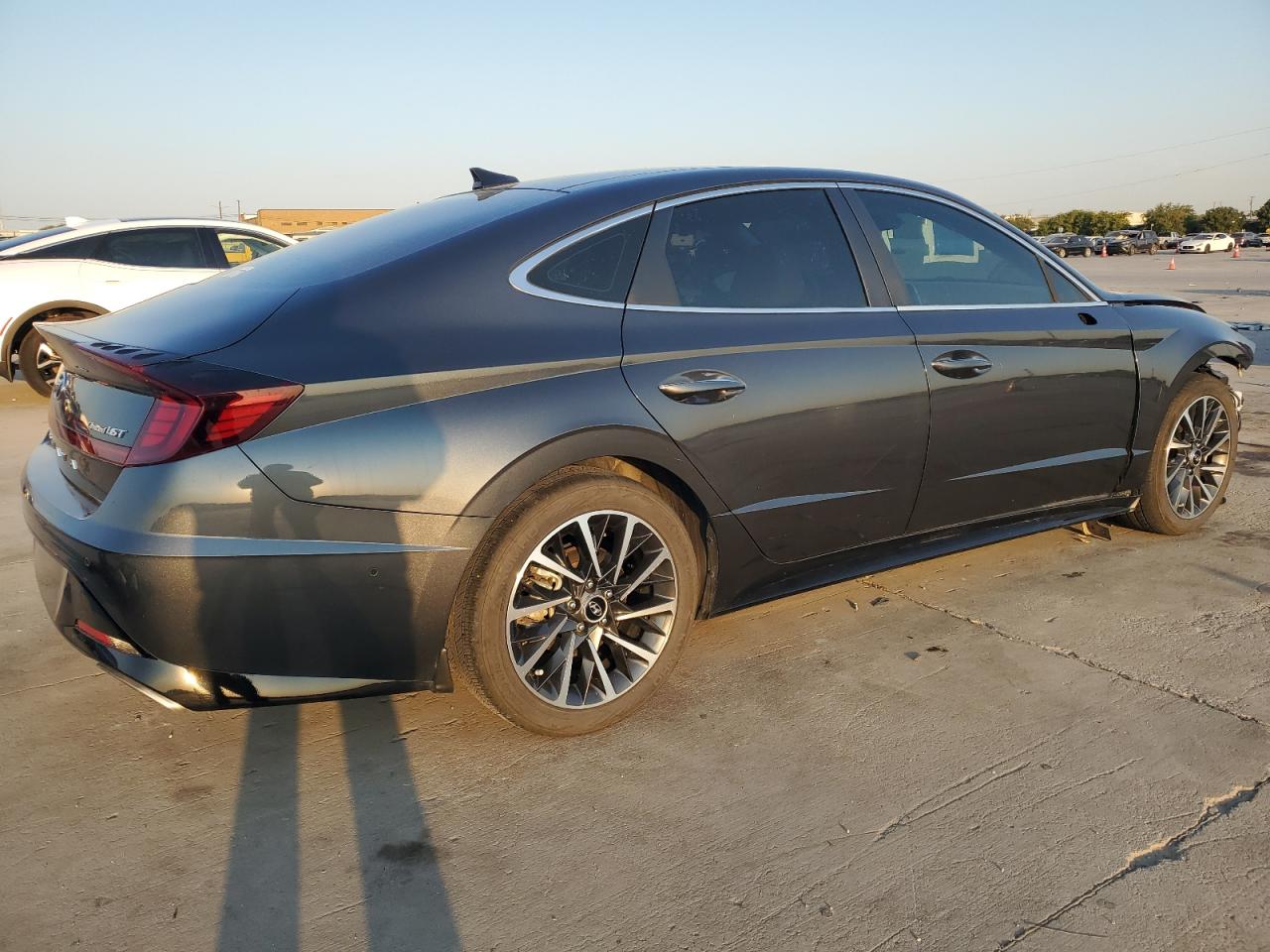 2022 Hyundai Sonata VIN KMHL34J29NA236557 Copart auction photo, front end damage thumbnail 3