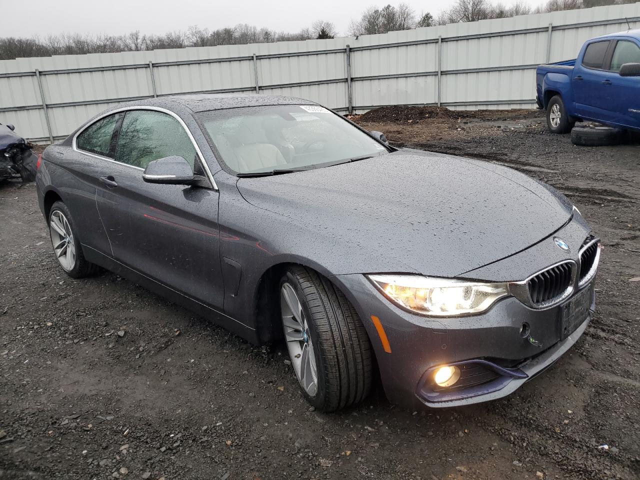 2017 BMW 4er VIN WBA4R9C55HK878457 Copart auction photo, front end damage thumbnail 4