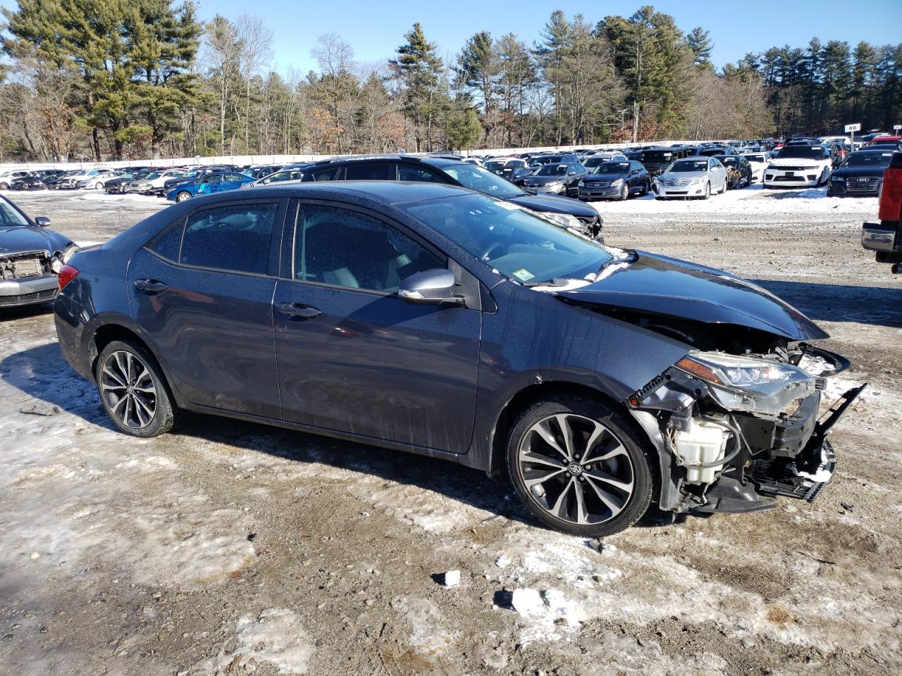 2017 Toyota Corolla VIN 5YFBURHE6HP713133 Copart auction photo, front end damage thumbnail 4