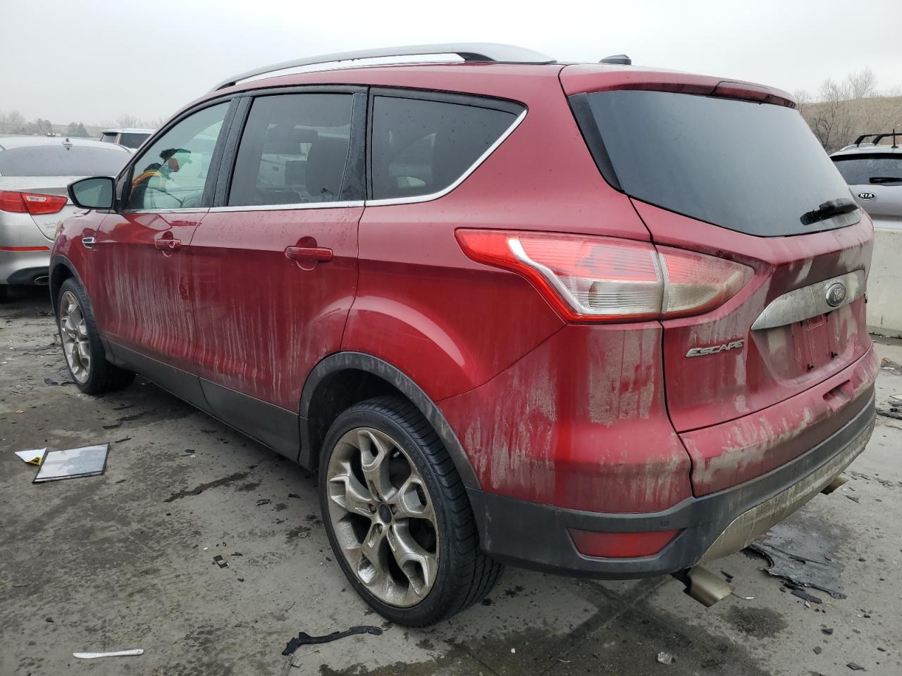 2015 Ford Escape VIN 1FMCU9J99FUB25482 Copart auction photo, front end damage thumbnail 2